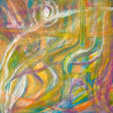 20121217 TRANSFORMATION DES DRACHEN, Acryl auf Leinwand, 50x50cm